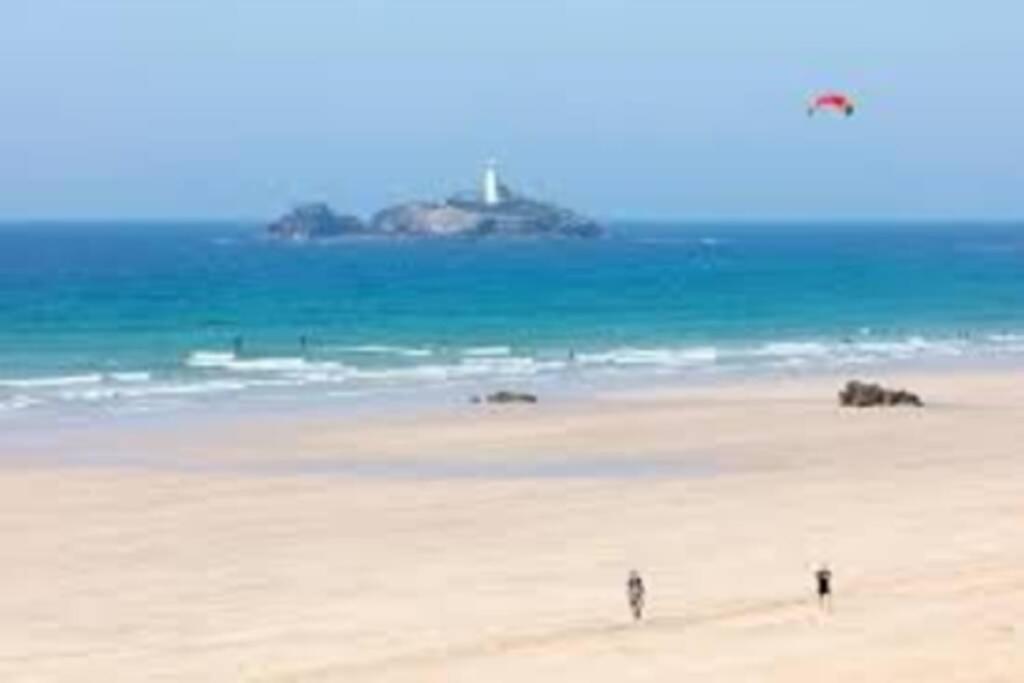 St Ives Apartment Private Parking With Garden 10 Minute Walk Into Town And Beach Экстерьер фото